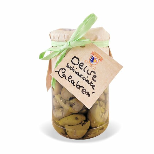 Olive schiacciate sott'olio