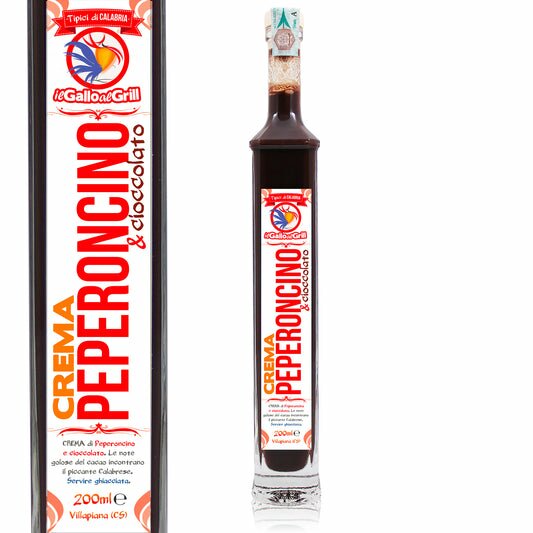 Liquore crema di cioccolato e peperoncino Calabrese