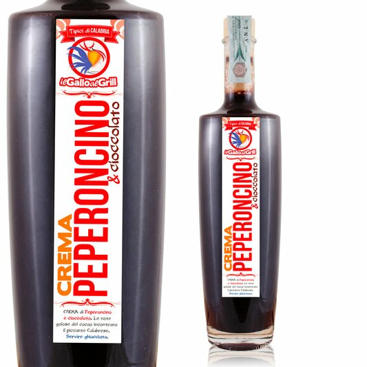 Liquore crema di cioccolato e peperoncino Calabrese